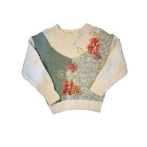Vintage Needles and Yarn Acrylic Sweater Size Medium
